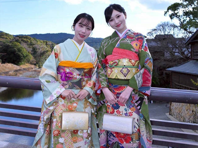 おかげ横丁 伊勢きもの日和 着物プラン【色無地】～女性向け～