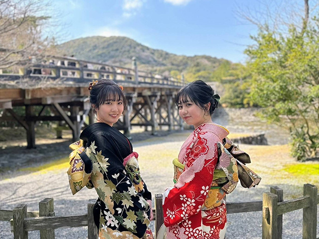 おかげ横丁 伊勢きもの日和 着物プラン【色無地】～女性向け～