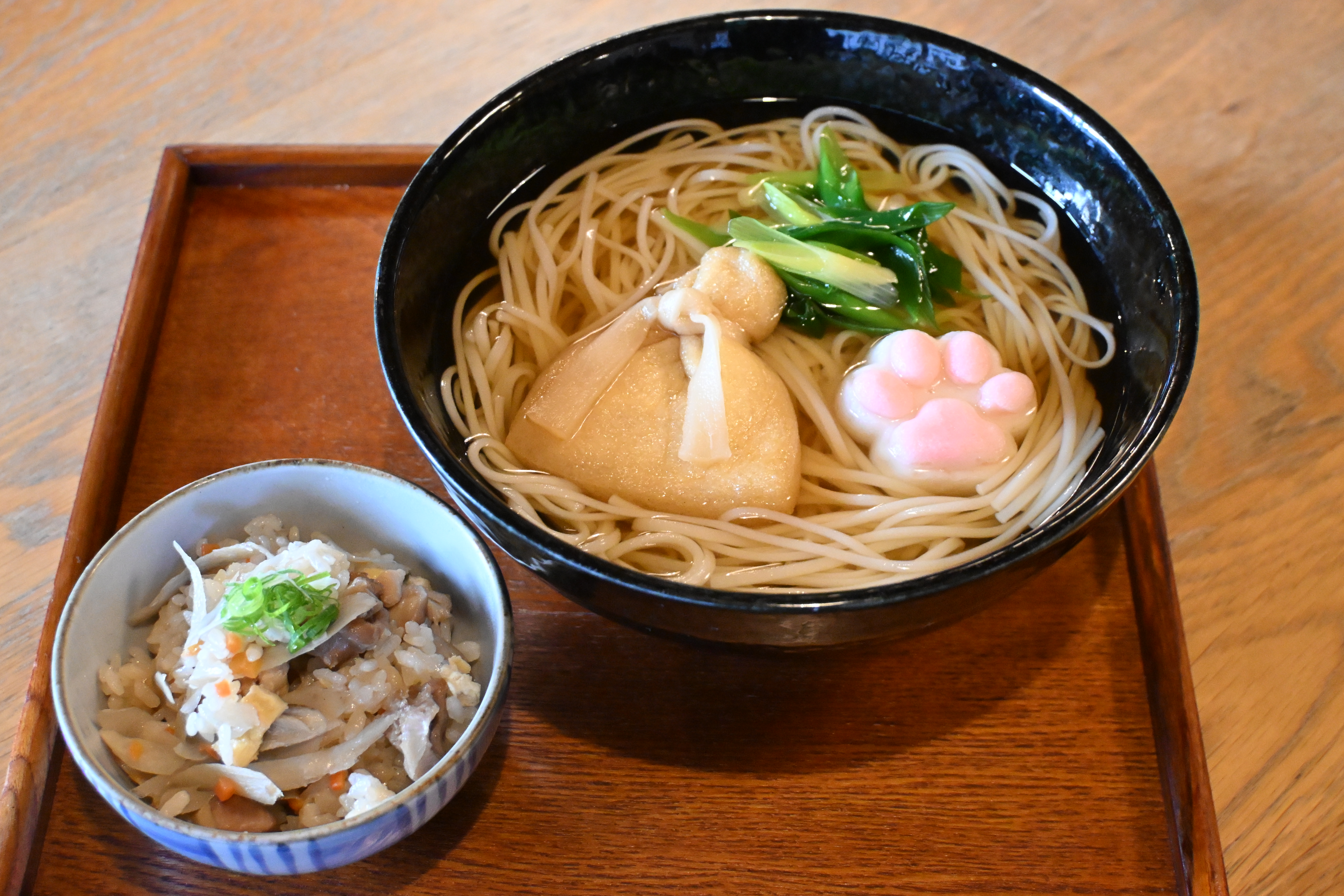 ＜2月＞福にゅうめんと鶏ごぼう御飯